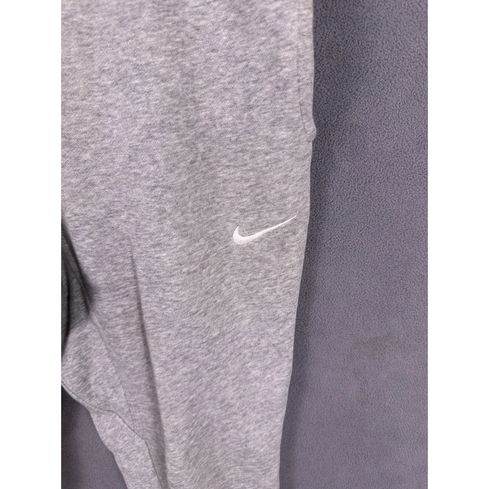 Nike Mens M Gray Joggers Gym Workout Swoosh‎ Club Fleece Sweatpants